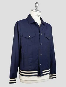 NEW LUIGI BORRELLI BLUE VIRGIN WOOL COAT US 40 - EU 50 LBCZ1 - Picture 1 of 6