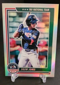 2022 Panini USA Baseball Stars & Stripes Holo Silver /80 Druw Jones #60 - Picture 1 of 2