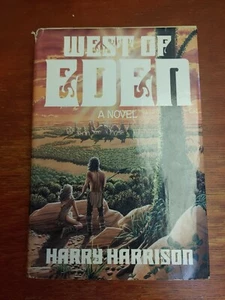 West of Eden by Harry Harrison (1984, Hardcover) 1st edition HC/DJ - Picture 1 of 4