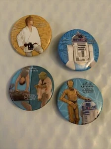SDCC Comic Con Hallmark Star Wars Buttons selten 4er Set - Bild 1 von 1