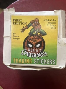 30 Packs 1988 Comic Images The World Of Spider-man Stickers - Foto 1 di 4