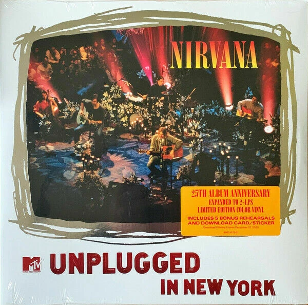 Nirvana MTV Unplugged Limited 25th Anniversary Colored Vinyl 2LP