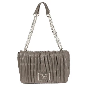 Handtasche Damentasche Bag 19V69 Beatrice Italia by Versace Farbe silber/grau