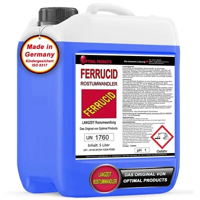 Rostumwandler 5 Liter Dauerhafte Rostumwandlung PE Witterungsbeständig - Bild 1 von 4