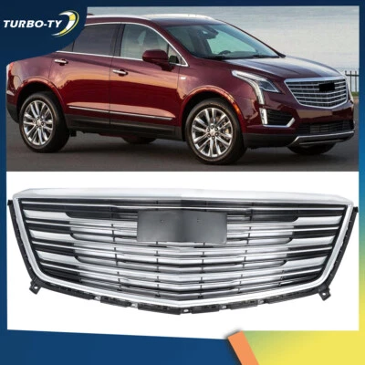 Front Bumper Upper Grill Grille For 2016 2017 2018 2019 2020 Cadillac XT5 - Imagem 1 de 4