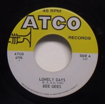 Bee Gees - Lonely Days - 1970 NM Canadian Pop 45 - Image 1 of 2