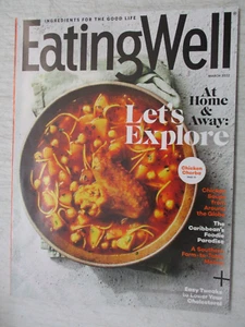 EATING WELL MAGAZINE MARCH 2022 CARIBBEAN FOOD CHICKEN SOUP AT HOME $ AWAY NEW - Picture 1 of 2