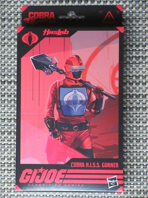 Figura de acción GI Joe Classified Cobra Hiss Gunner serie 6" Haslab exclusivo sin usar, en caja Foto 1 de 3