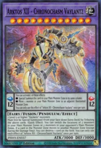 x3 Arktos XII - Chronochasm Vaylantz - PHHY-EN037 - Super Rare - 1st Edition Yu- - Picture 1 of 1