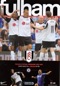 FULHAM v CHELSEA - 23.08.2009 - PREMIER LEAGUE 2009/10 - OFFICIAL PROGRAMME - Picture 1 of 1