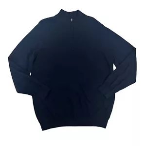 L.L.Bean Cotton Cashmere 1/4 Zip Sweater Pulli weicher Strick XL-Tall - Bild 1 von 8