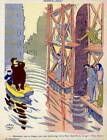 Caricature On The Floods Of Paris L Assiette Au Beurre 1910 Old Photo