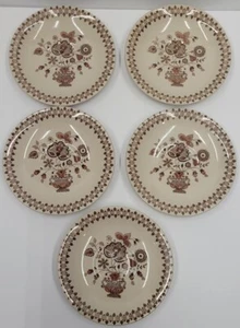 5 Johnson Brothers Staffordshire Old Granite Jamestown Tea Saucer Plate England - Picture 1 of 8