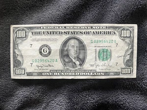 1950 ONE HUNDRED DOLLAR BILL FEDERAL RESERVE NOTE - Picture 1 of 2