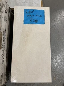 Cream Wall Tile , Job Lot £20 For 2.8 Square Meters - Picture 1 of 1