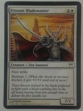 MTG Kitsune Blademaster Champions of Kamigawa Regular Common