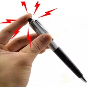 Shocking Electric Pen Prank Shock Trick Novelty Metal Joke Gag Toy - Picture 1 of 6