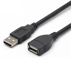 High Quality 1.5m USB Extension Data Cable A Male to A Female Computer TV - Picture 1 of 6