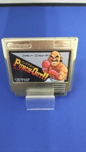 NINTENDO Famicom Cartridge Punch Out Gold NTSC-J-Retro Game Used With Box - Picture 1 of 18