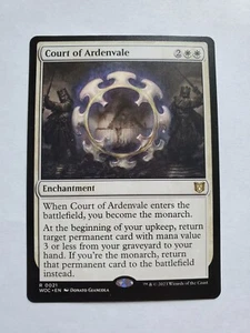 Court of Ardenvale - Wilds of Eldraine Commander - Near Mint - MTG - Picture 1 of 1