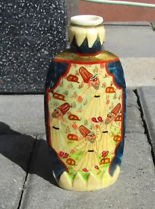(1212) bovine ? turkish ? hand painted bottle (Pick up / post worldwide) - Picture 1 of 6