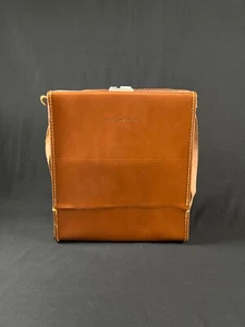 Vintage Leather Carrying Case Bag For Polaroid Land Camera Hipster - Case Only - Picture 1 of 15