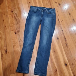 Women's size 30=12 'CALVIN KLEIN' Gorgeous blue ultimate skinny jeans- EUC - Picture 1 of 6