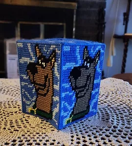 Made to Order Item. Scooby Doo . Plastic Canvas Tissue Box Cover - Picture 1 of 3