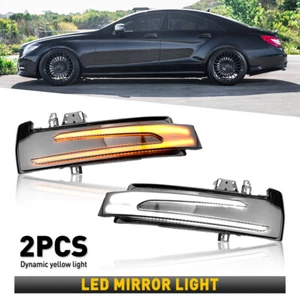 2X Sequential LED Side Mirror Turn Signal Lights for Mercedes Benz A B C E S GLA - Picture 1 of 11