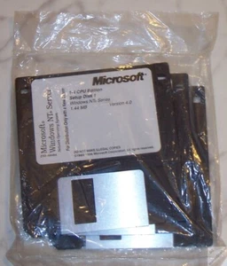 Boot-Disk 3,5" für Windows NT 4.0 Server NEU Englisch original Microsoft _zt - Bild 1 von 3