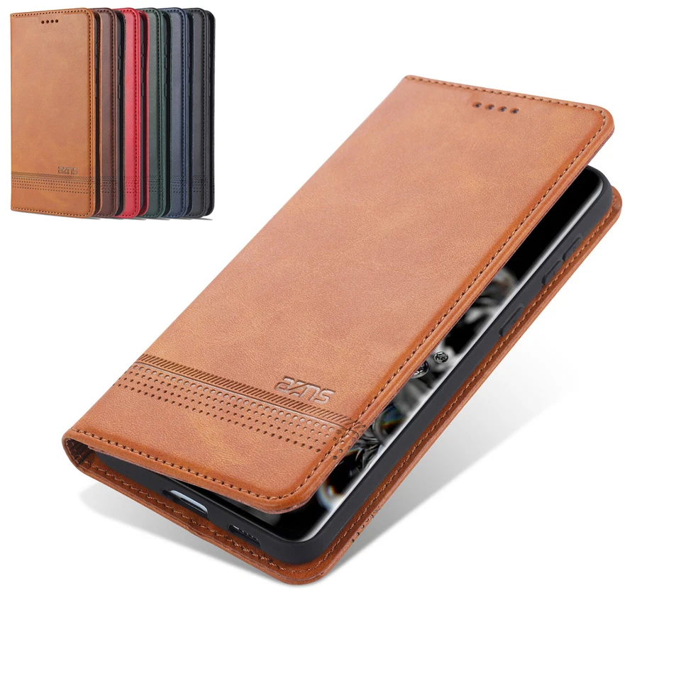 For Samsung Galaxy S24 FE S25 Ultra S23 S22 S21+ Flip Leather Wallet Case Cover - Image 1 of 4