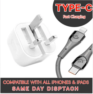 Enchufe Cargador Rápido USB-C de 20W para Apple iPhone 15 14 13 12 11 Pro Max iPad - Imagen 1 de 49