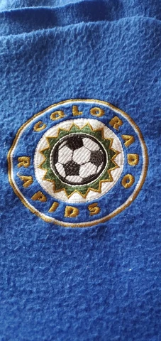 Throw Blanket Colorado Rapids Super Plush Micro 43 x 65 Soft Blue MLS Soccer Cover