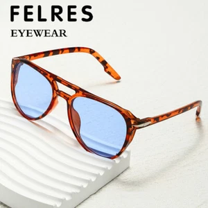 Hombres Mujeres Ovaladas Protección UV Gafas de sol Clásicas Moda Exterior Gafas de sombra - Imagen 1 de 22