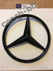 REJILLA DELANTERA ESTRELLA INSIGNIA para Mercedes Clase E W207 2009-2013 cupé negro brillante - Imagen 1 de 2
