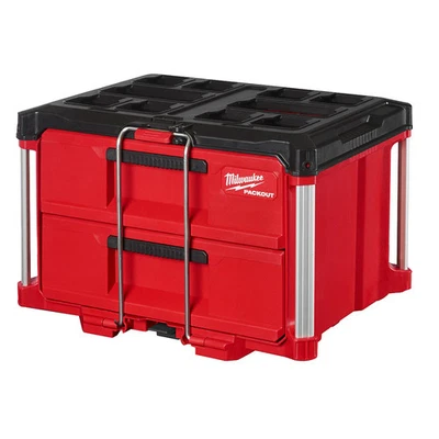 Milwaukee 48-22-8442 PACKOUT 2 Drawer Durable Tool Box w/ 50lbs Capacity - Image 1 of 4