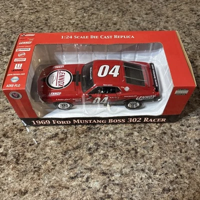  1:24 Diecast Crown Premiums LENNOX 1969 FORD MUSTANG RACER 302 NIB - Image 1 of 4