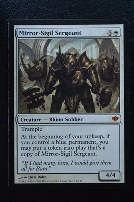 Magic The Gathering MTG MIRROR-SIGIL SERGEANT Conflux LP Lightly Played - Image 1 of 2
