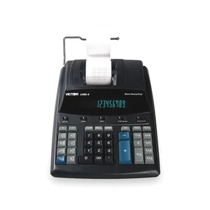 VICTOR 1460-4 Printing Calculator,8 1/2" W,3" H 2TVZ5 - Picture 1 of 1