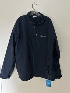 COLUMBIA Ascender Softshell Jacket Men's Size XXL Collegiate Navy - NWT - Picture 1 of 19