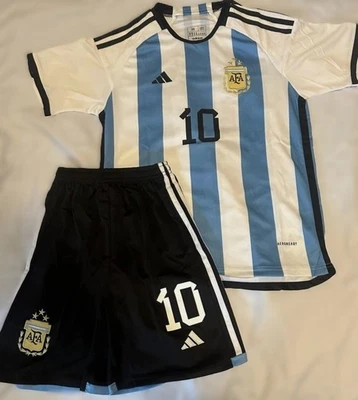Camiseta local Lionel Messi Argentina #10 grande juvenil nueva niños talla adidas Foto 1 de 3