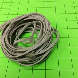 Telephone 25FT Beige SINGLE-LINE Cable Cord - Picture 1 of 4