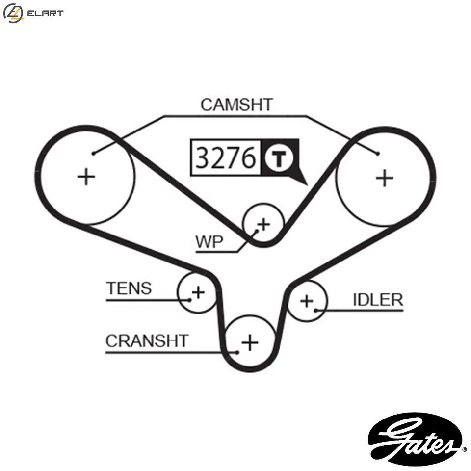 TIMING BELT 5344XS FOR AUDI CABRIOLET 100 A4/S4 A6/S6 500 A8/S8 90 80 COUPE 2.8L - Image 1 of 4