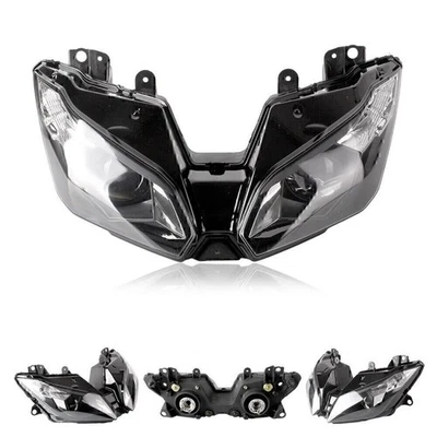 Conjunto de faros principales delanteros moto Kawasaki ZX6R 2013 2014 - Imagen 1 de 4