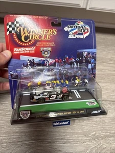 1998 Dale Earnhardt #3 Daytona 500 WIN 1/64 Diecast NASCAR Full Pit Crew Figures - Picture 1 of 7