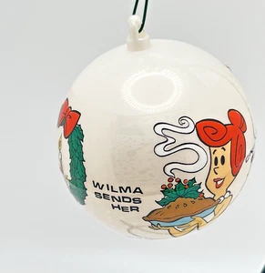 Bola Adorno Navidad Wilma The Flintstones 1975 Bradford Novedad De Colección - Imagen 1 de 13