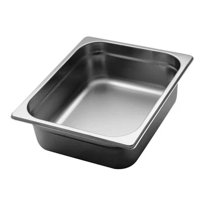Bacinella Gastronorm GN 1/2 in Acciaio 32,5x26,5 cm Altezze Varie | Cucina - Immagine 1 di 4
