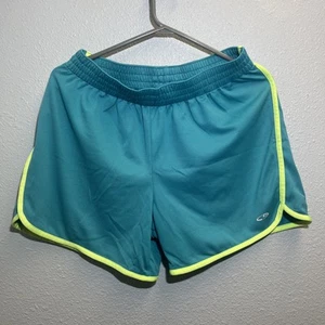 🔥Champion Women's Duo Dry Green Running Shorts Medium, Good Condition - Picture 1 of 6