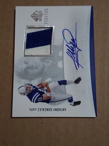 2007 ANTHONY GONZALEZ UPPER DECK SP AUTOGRAPHED AUTO ROOKIE CARD RC /125 #266 - Picture 1 of 3