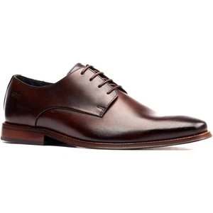 Base London Marley Brown Mens Leather Shoes - Picture 1 of 10